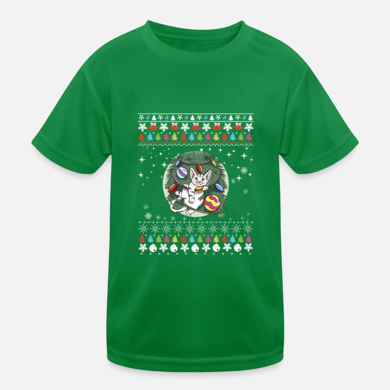Décor de Noël pour chat T-shirt sport Enfant