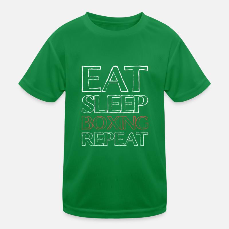 Manger des boîtes de couchage T-shirt sport Enfant