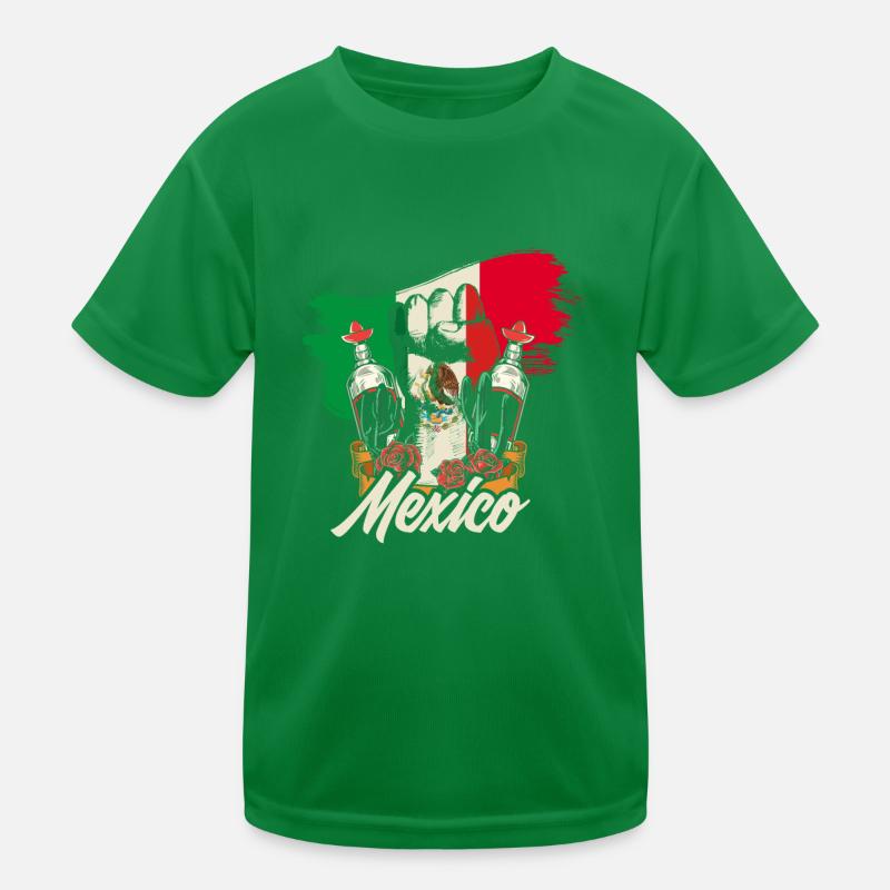 Mexico Kids Functional T-Shirt