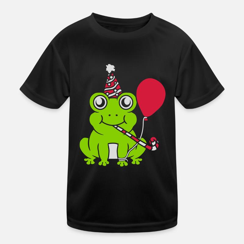 Celebrate birthday Party Frog Kids Functional T-Shirt