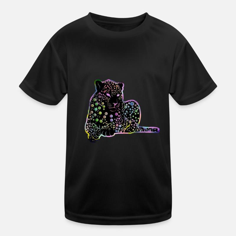 Witzige Jaguar-Geschenkidee Kinder Funktions-T-Shirt