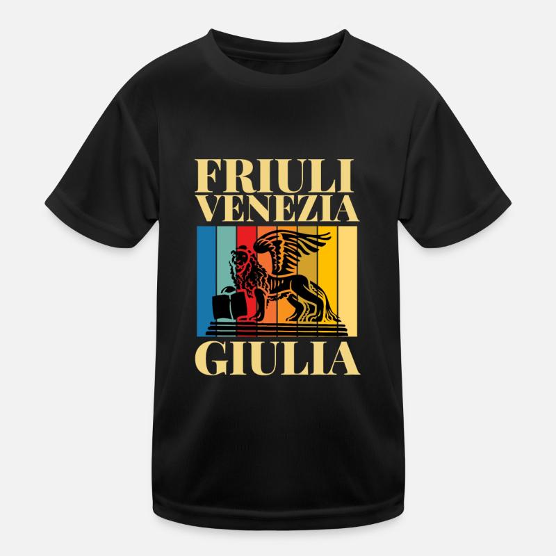 Venice Gondola Italy Venezia Kids Functional T-Shirt
