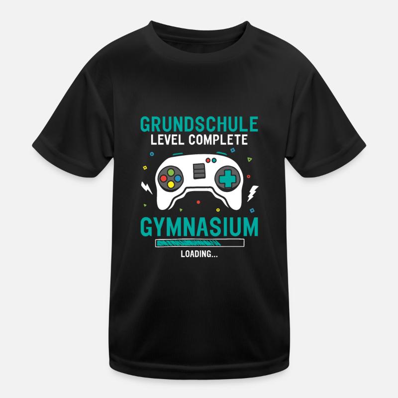 Primary School Level Complete Gymnasium Loading Kids Functional T-Shirt