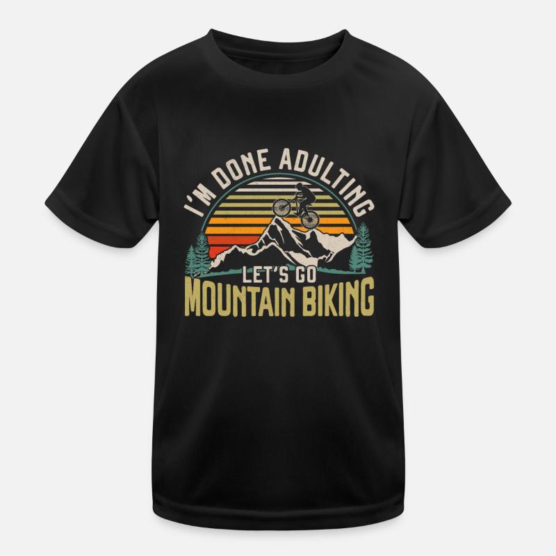 Enduro MTB Mountain Bike Riding Kids Functional T-Shirt