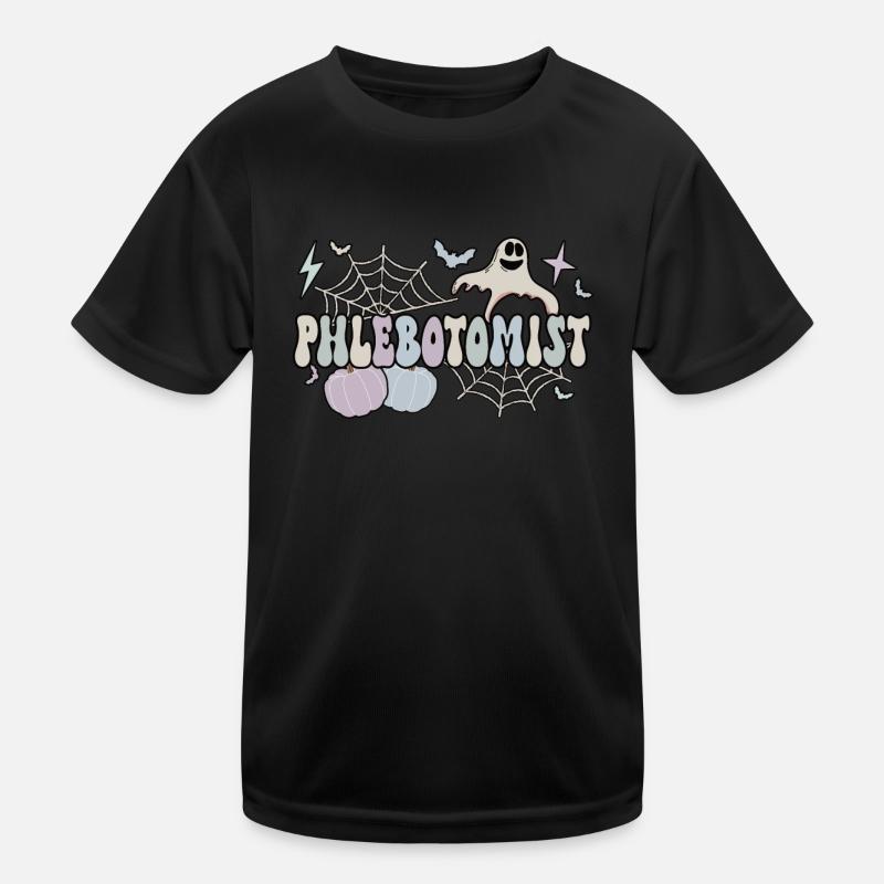 Phlébotomie Halloween Phlébotomiste Phlébotomie Tech T-shirt sport Enfant