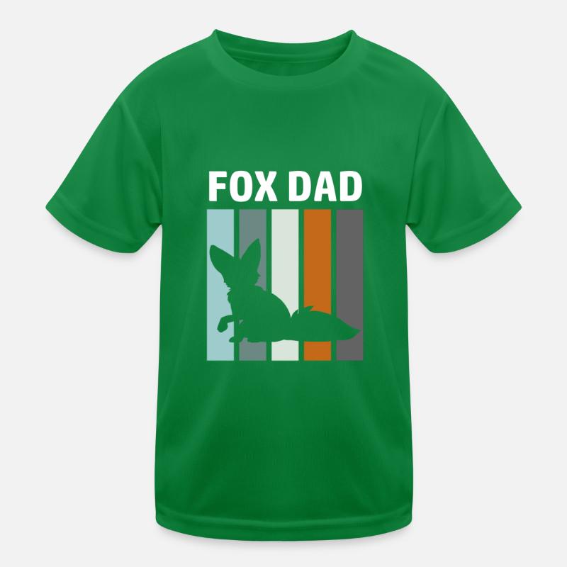 Fuchs Fuchsbesitzer Fox Dad Kinder Funktions-T-Shirt