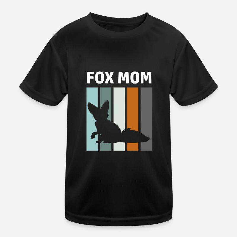 Fox Fox owner Fox Mom Kids Functional T-Shirt