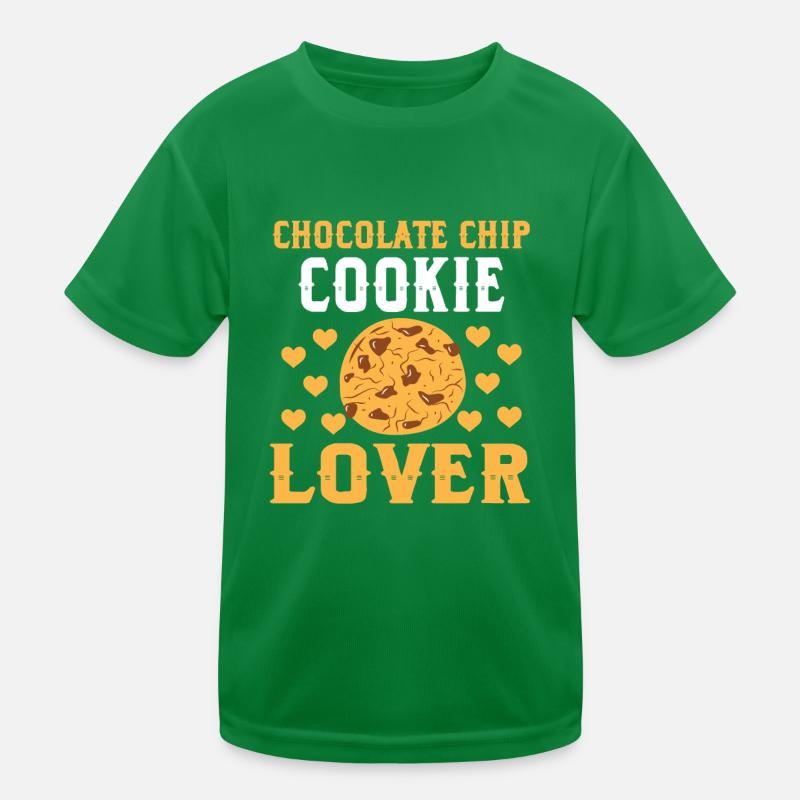Amateurs de biscuits aux pépites de chocolat T-shirt sport Enfant
