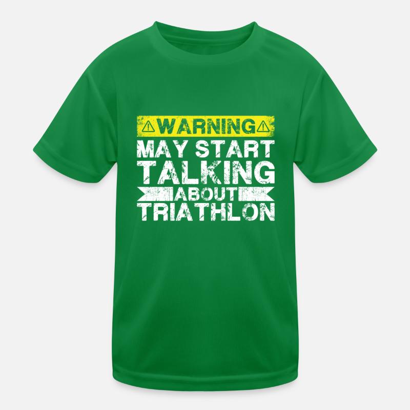 Parlez de triathlon T-shirt sport Enfant