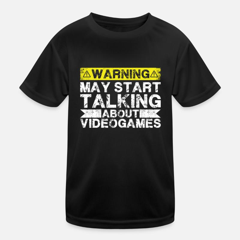 Parler de jeux vidéo T-shirt sport Enfant