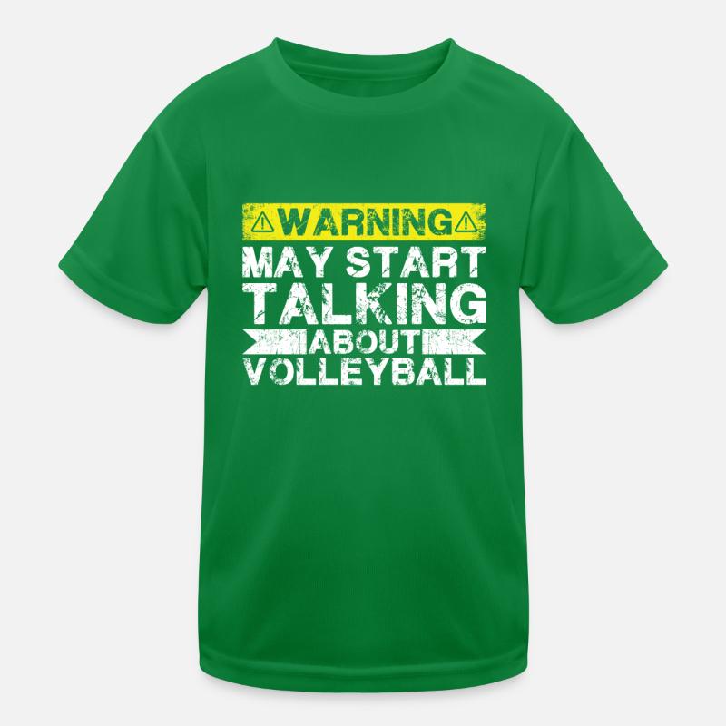Talk about volleyball Kids Functional T-Shirt