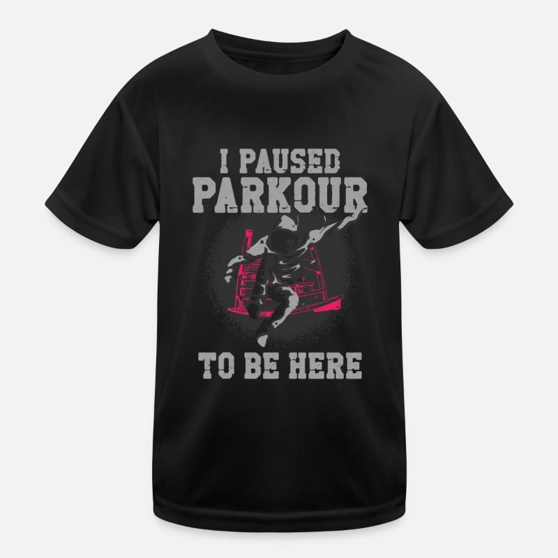 Parkour Free Running Traceur Kids Functional T-Shirt
