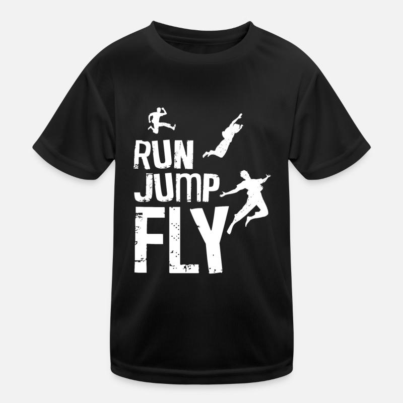Parkour Free Running Traceur Kinder Funktions-T-Shirt