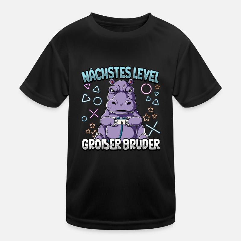 Nächstes Level Großer Bruder Kinder Funktions-T-Shirt