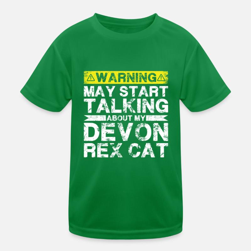 Apropos Devon Rex Cat Kinder Funktions-T-Shirt
