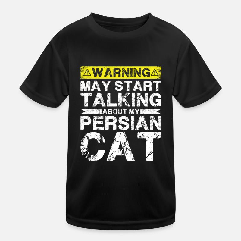 En parlant de chats persans T-shirt sport Enfant