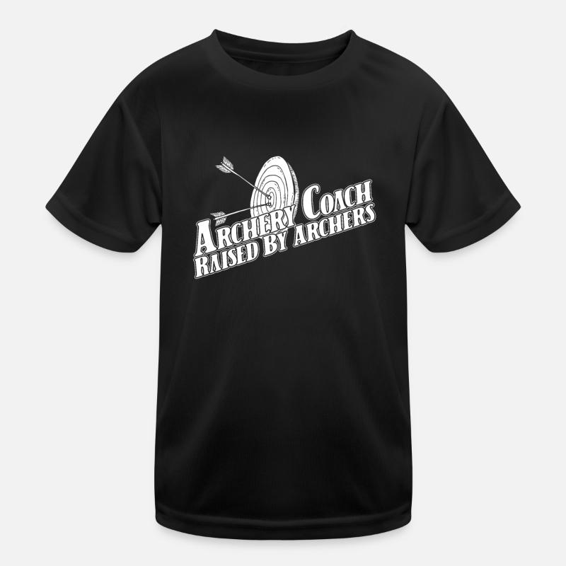 Bogenschießen Bogensport Bogenschütze Kinder Funktions-T-Shirt