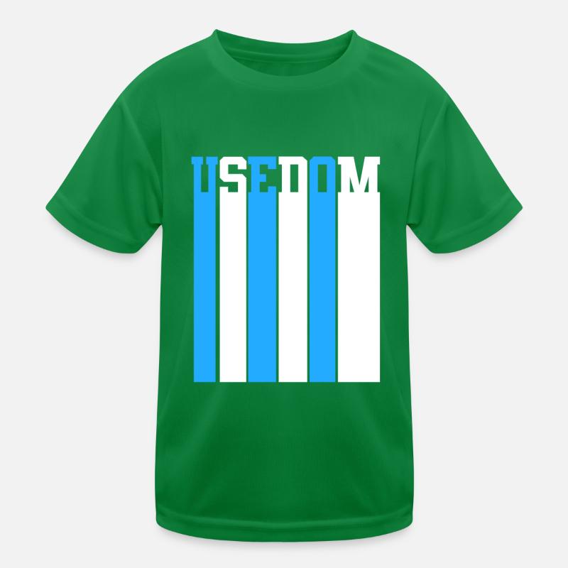 Ostsee Usedom Kinder Funktions-T-Shirt