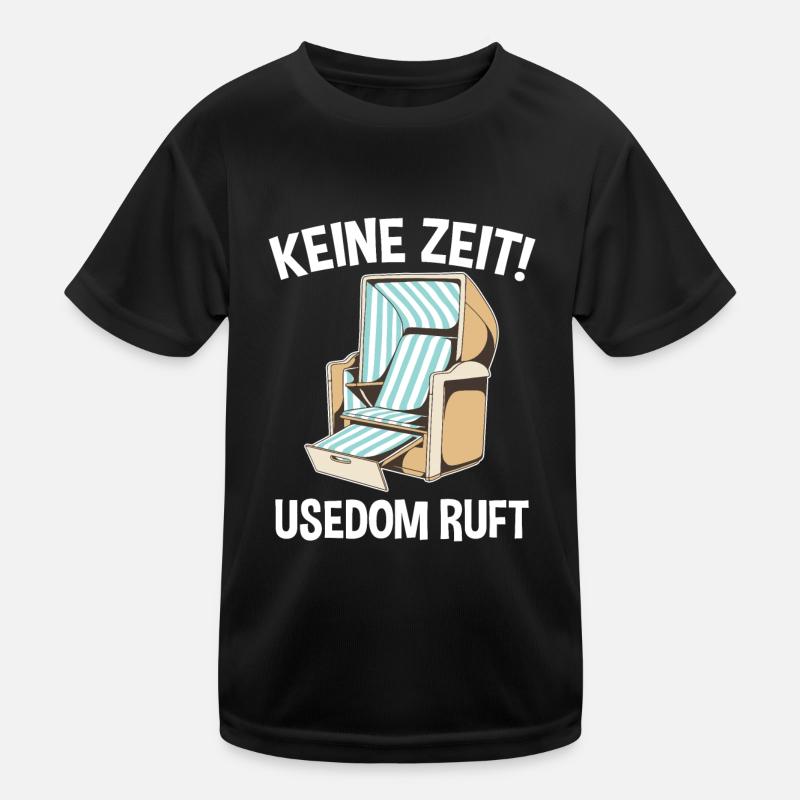 Ostsee Usedom Kinder Funktions-T-Shirt