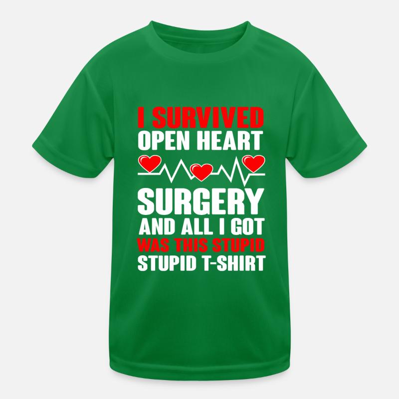 Operation Am Offen Herzen Geschenk Kinder Funktions-T-Shirt