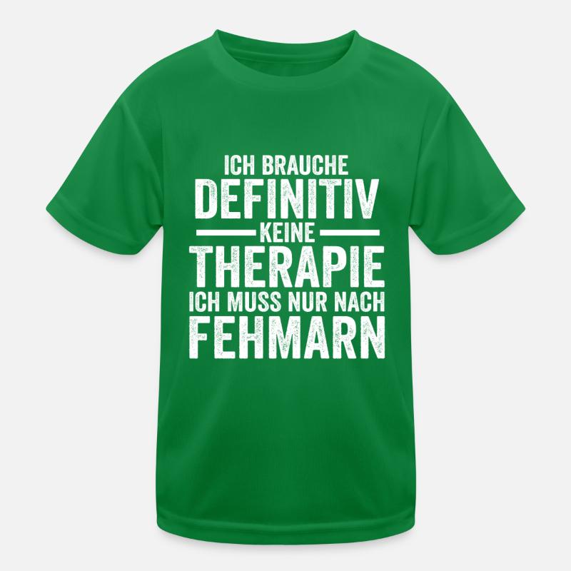 Ostsee Fehmarn Kinder Funktions-T-Shirt