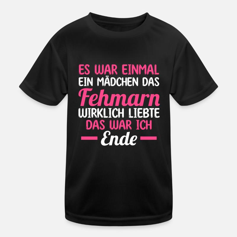 Ostsee Fehmarn Kinder Funktions-T-Shirt