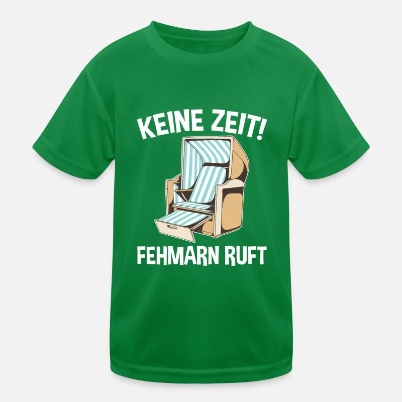 Ostsee Fehmarn Kinder Funktions-T-Shirt