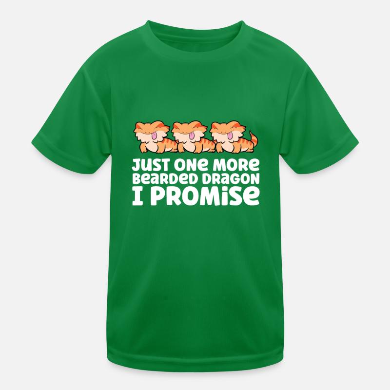 Nur noch eine Bartagame Ich verspreche Kinder Funktions-T-Shirt