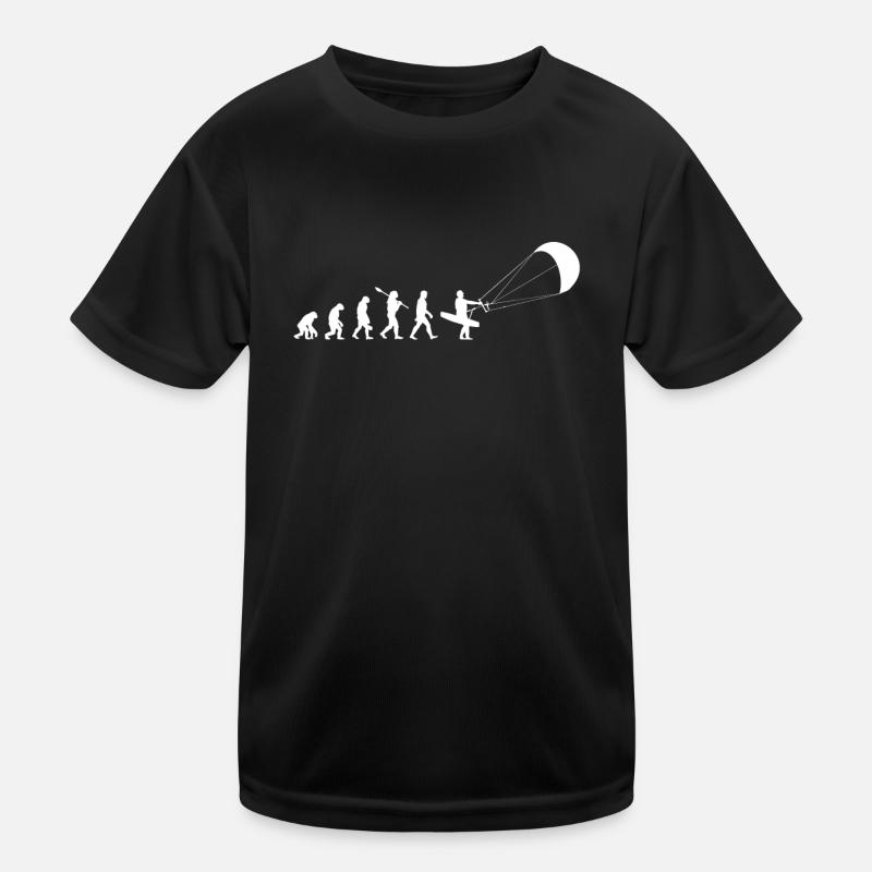 Kite Kitesurfen Kiteboard Kinder Funktions-T-Shirt