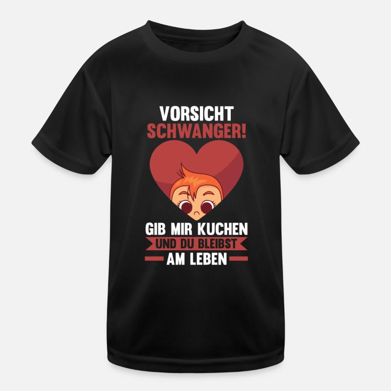 Mutter Schwangerschaft Schwanger Werdende Mama Kinder Funktions-T-Shirt