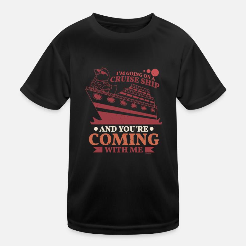 ich mache eine Kreuzfahrt Kinder Funktions-T-Shirt