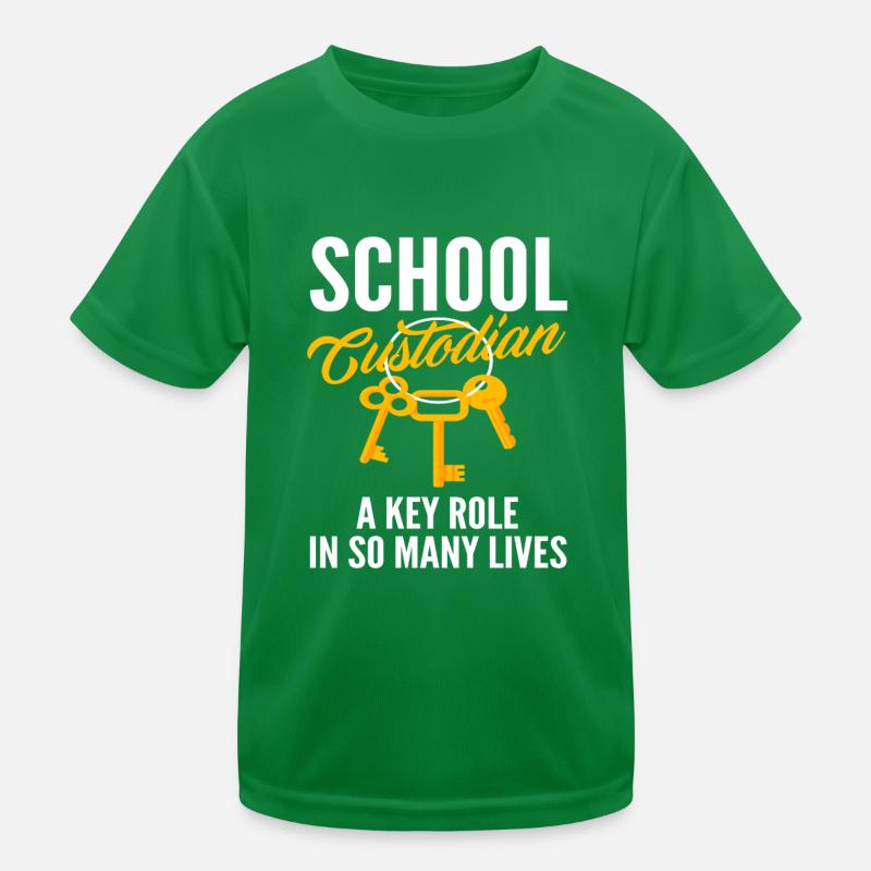Concierge d’école personnage clé de la vie T-shirt sport Enfant