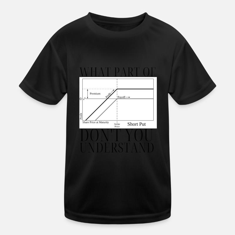Options Trading Cash Secured Puts Future Forex Kinder Funktions-T-Shirt