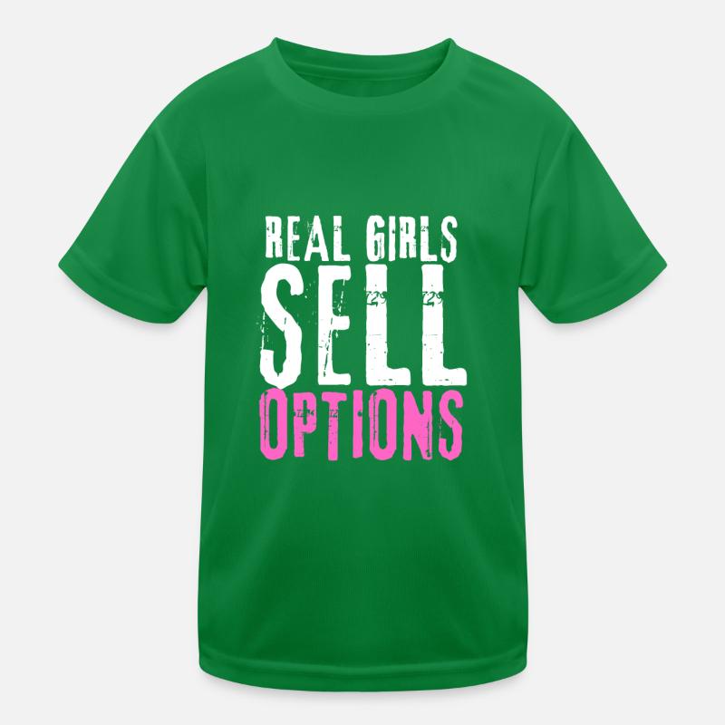 Options Trading Cash Secured Puts Future Forex Kids Functional T-Shirt
