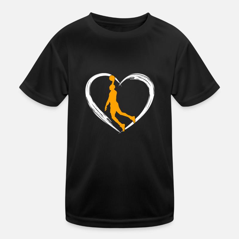 basketball love Kids Functional T-Shirt