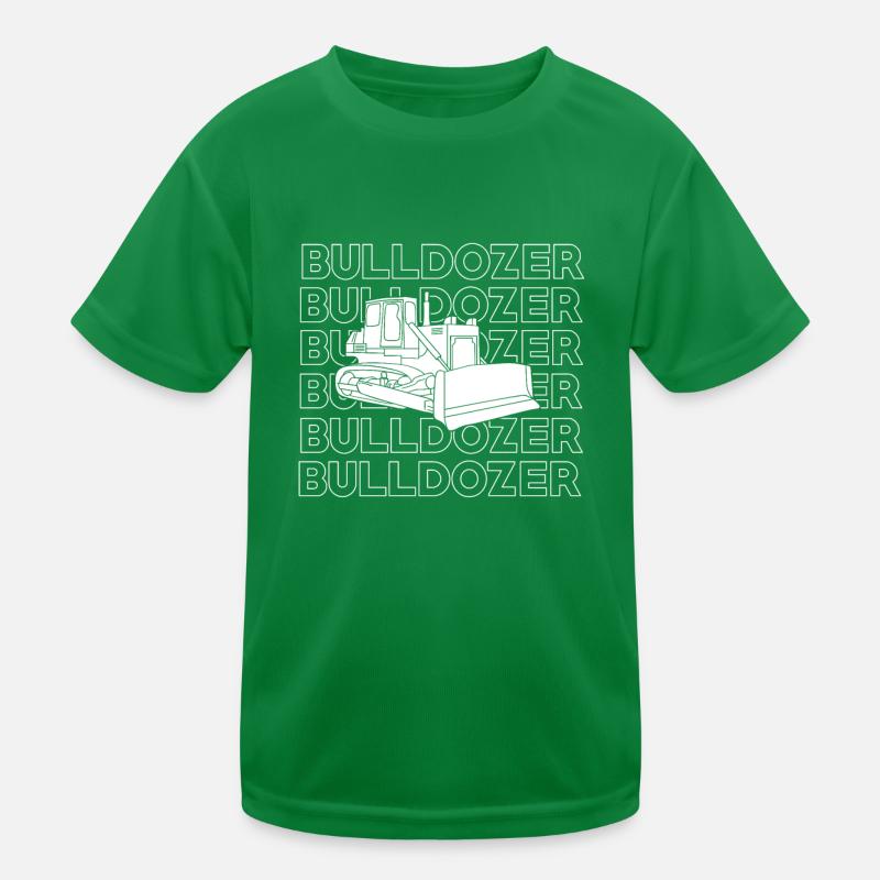 Bulldozer Kids Functional T-Shirt