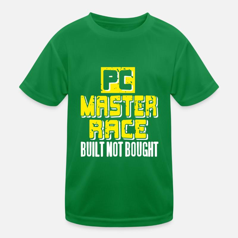 PC Master Race Construit Pas Acheté Drôle Rétro T-shirt sport Enfant