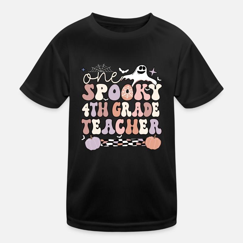 Enseignant de 4e année Halloween 4e équipe quatrième année T-shirt sport Enfant