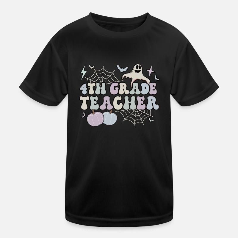 Enseignant de 4e année Halloween 4e équipe quatrième année T-shirt sport Enfant