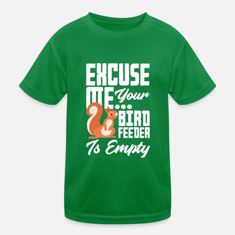 Eichhörnchen Kinder Funktions-T-Shirt