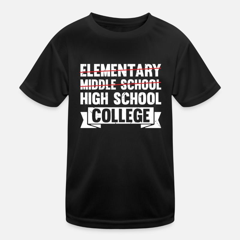 Middle School Graduation Junior High Graduation Kids Functional T-Shirt