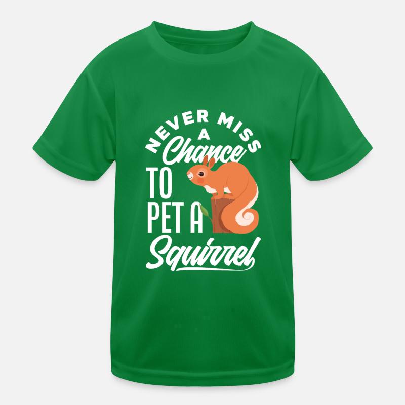 Écureuil T-shirt sport Enfant