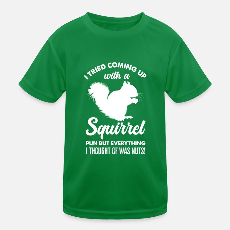 Eichhörnchen Kinder Funktions-T-Shirt