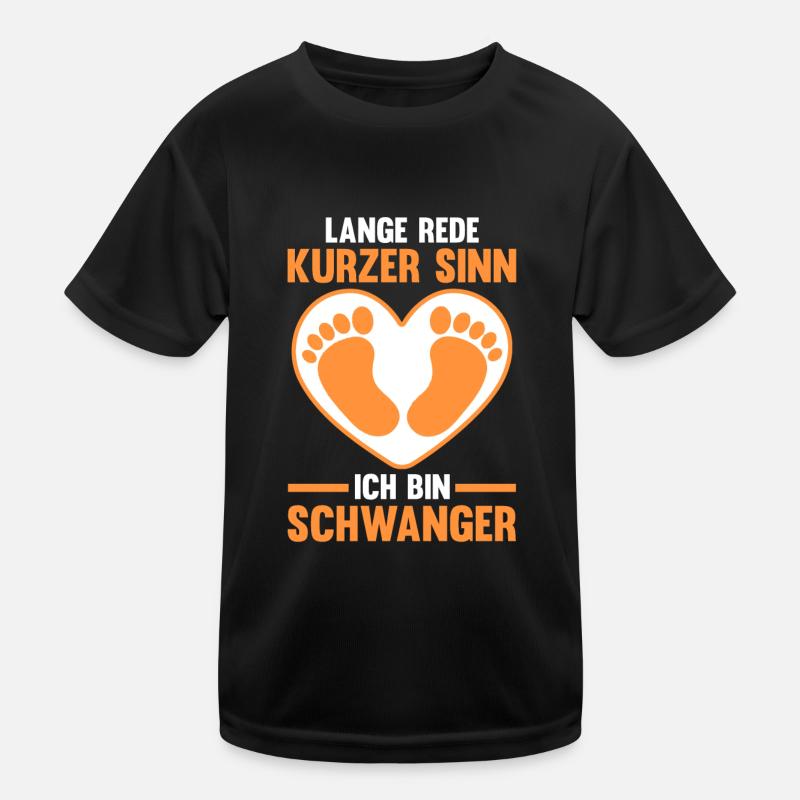 Mutter Schwangerschaft Schwanger Werdende Mama Kinder Funktions-T-Shirt