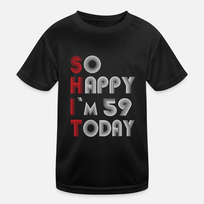 59 Geburtstag Kinder Funktions-T-Shirt