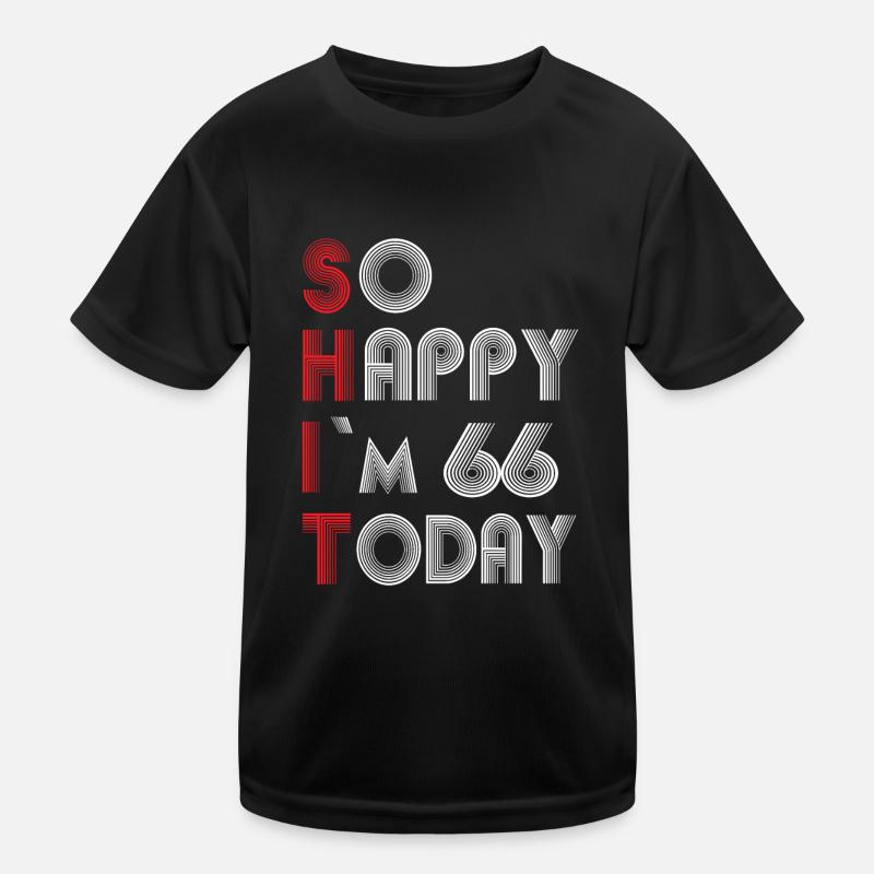 66 ans T-shirt sport Enfant