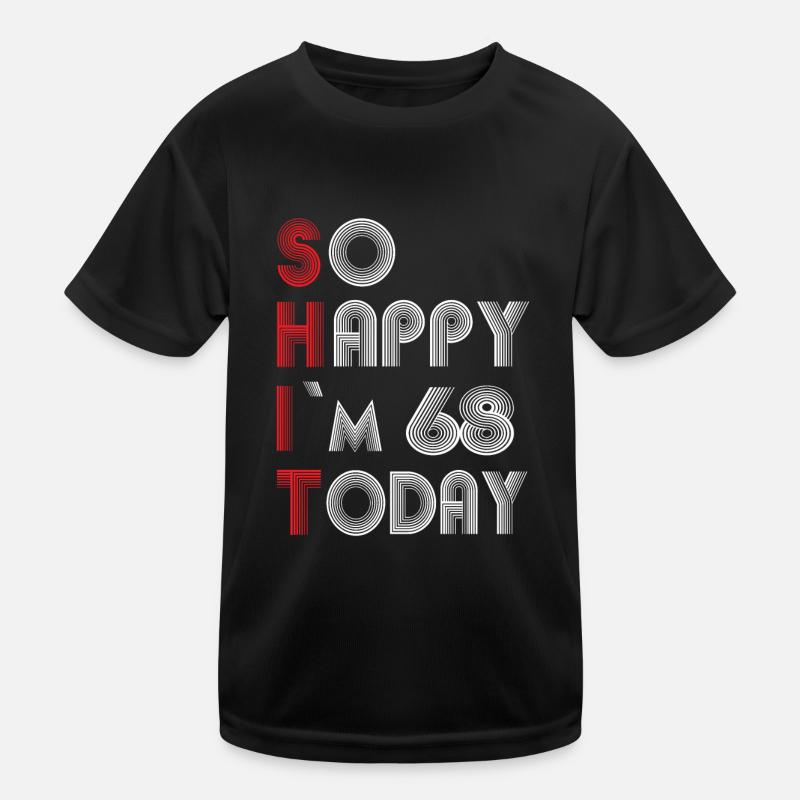 68 ans T-shirt sport Enfant