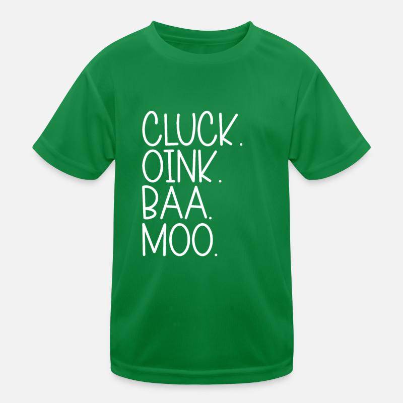 Nutztier Laute Kinder Funktions-T-Shirt