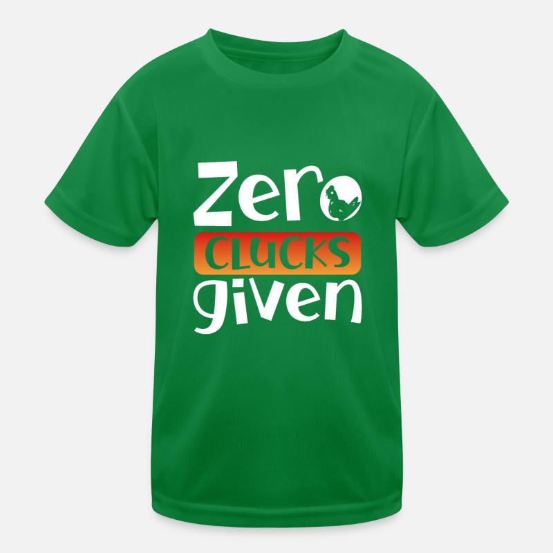 Zéro gargouillis donné T-shirt sport Enfant