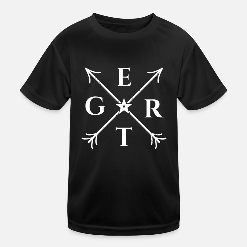 Gert X- Form Motiv Gert Geschenk Kinder Funktions-T-Shirt
